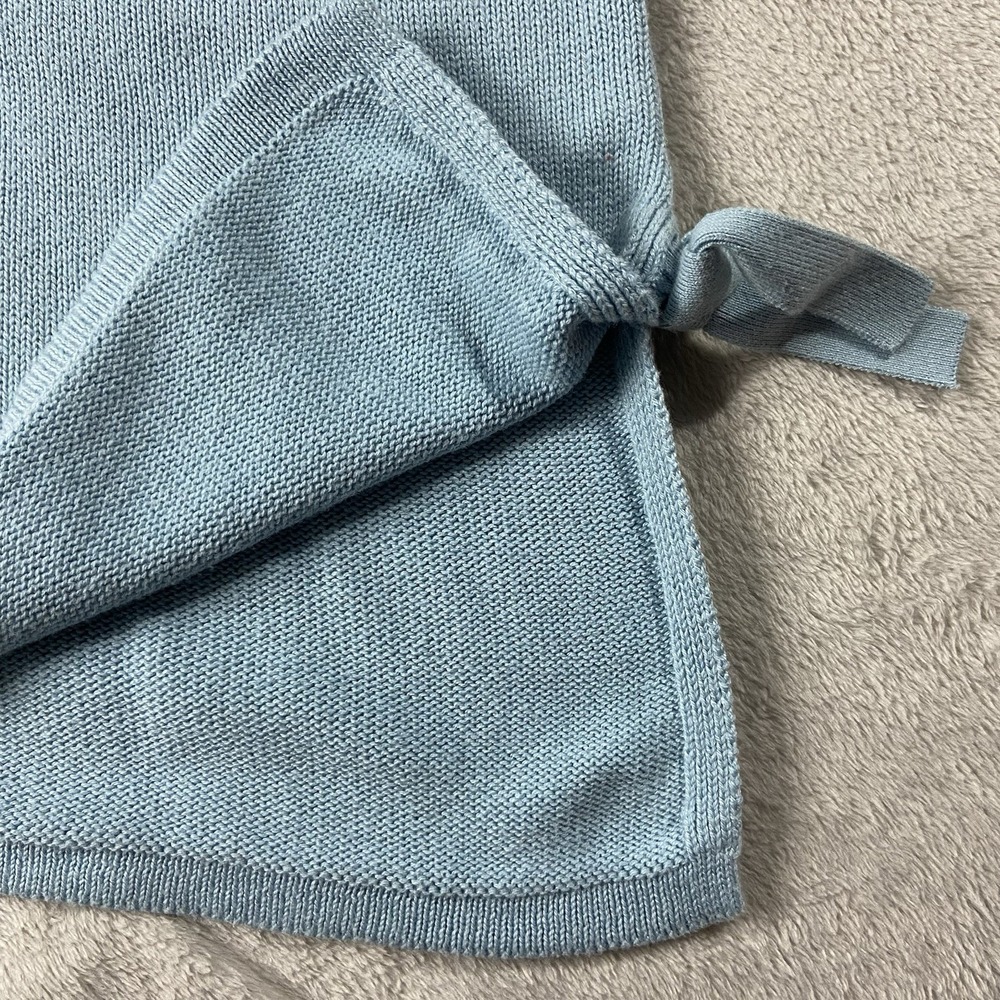 J Jill Long Sleeve Crewneck Sweater Tunic Powder Blue Womens M Classic Soft Girl - Picture 2 of 13